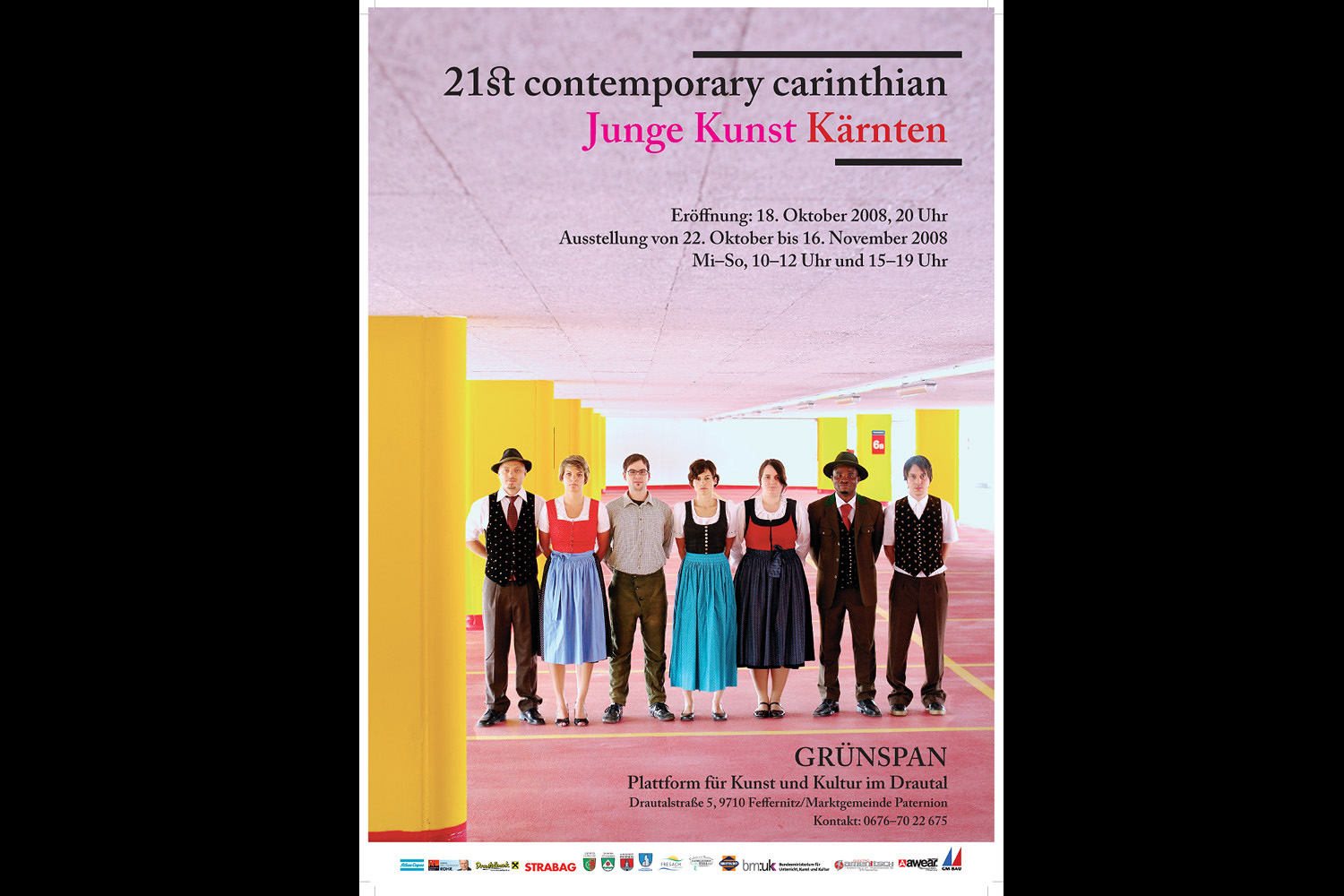 Plakatfotografie für Grünspan (Plattform von Kunst und Kultur im Drautal) für "21st contemporary carinthian - Junge Kunst Kärnten"